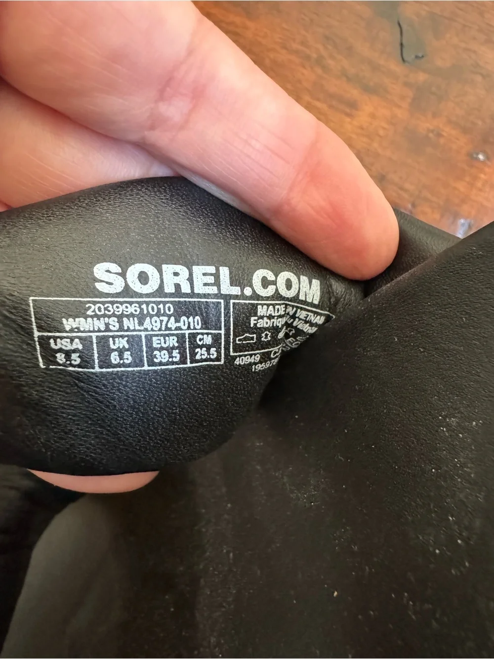 SOREL Viibe Twist Slide Sandal Chunky Comfy Leather Platform Support Size 8.5